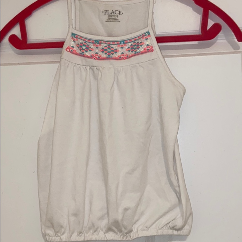 Girl’s embellished tank top!